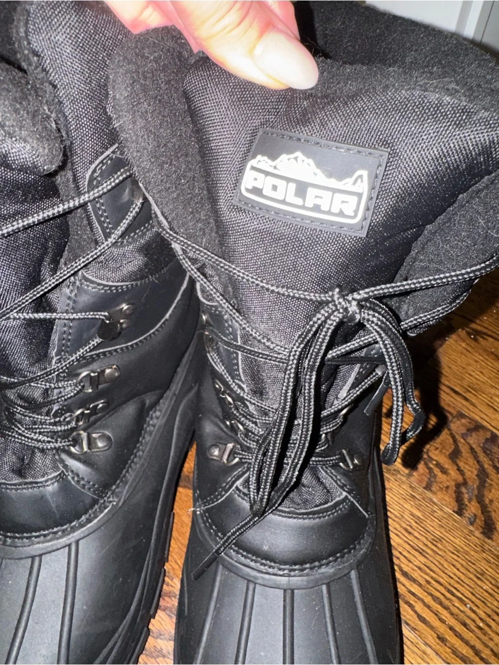 Men's Black Rain & Snow Boots - Insulated Waterproof Winter Boots